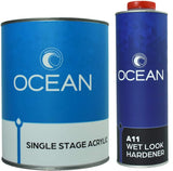 Urethane Acrylic 2K White Single Stage Paint w/Hardener