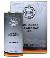 EXXEN COATINGS HIGH GLOSS CLEAR COAT 4:1 W/QT HARDENER