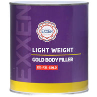 Exxen Coatings Light Weight Gold Body Filler w/tube hardener