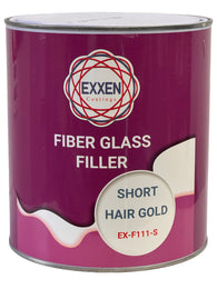 Exxen Coatings Fiberglass Filler Short Hair Gold - Jerzyautopaint.com