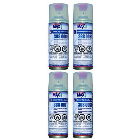 SprayMax 3680061, 2K Urethane Glamour Clear Coat Spray Can